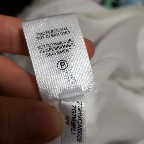 Tommy Hilfiger Women's Dress ALine Button Down Sleeveless White 8 - Picture 8 of 8